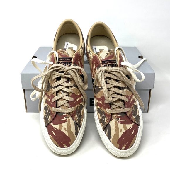 Converse One Star Pro OX Low Top Brown Khaki Women’s Canvas Sneakers A03679C - Picture 8 of 11